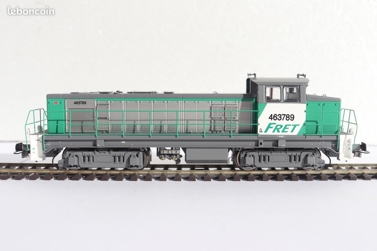 Locomotive Diesel Miniature R37 BB 63789 - Dépôt Lyon-Vaise, SNCF, Ep V - Échelle HO 1/87