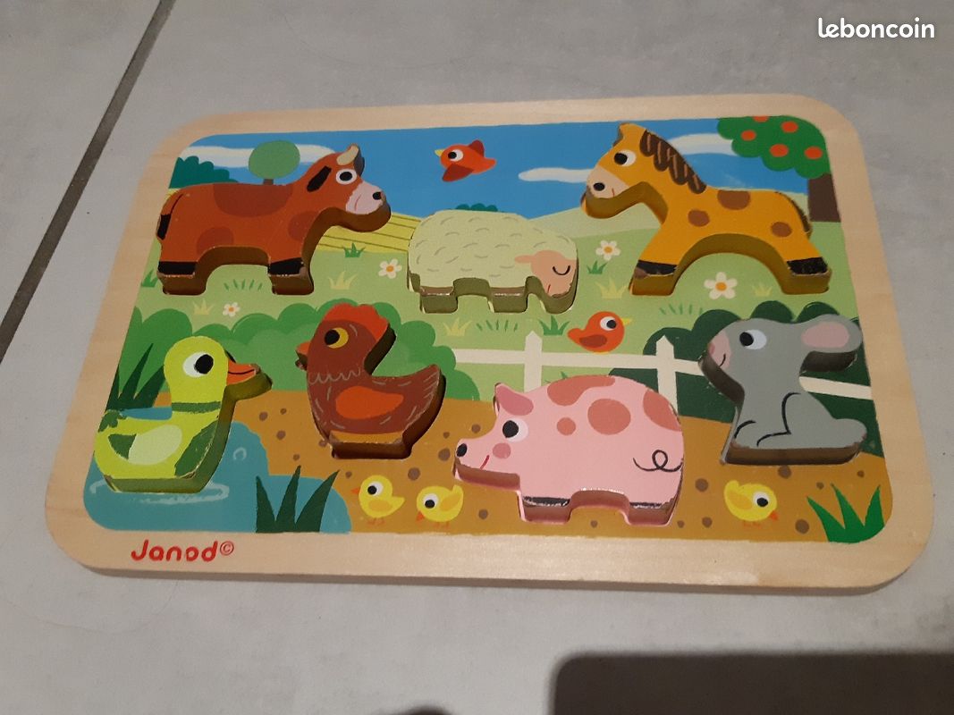 Puzzle janod animaux ferme (image 1)