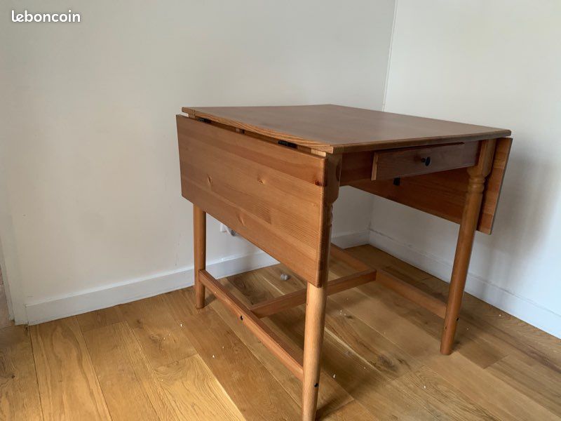 Table à manger Ikea 65/123x78 INGATORP (image 1)