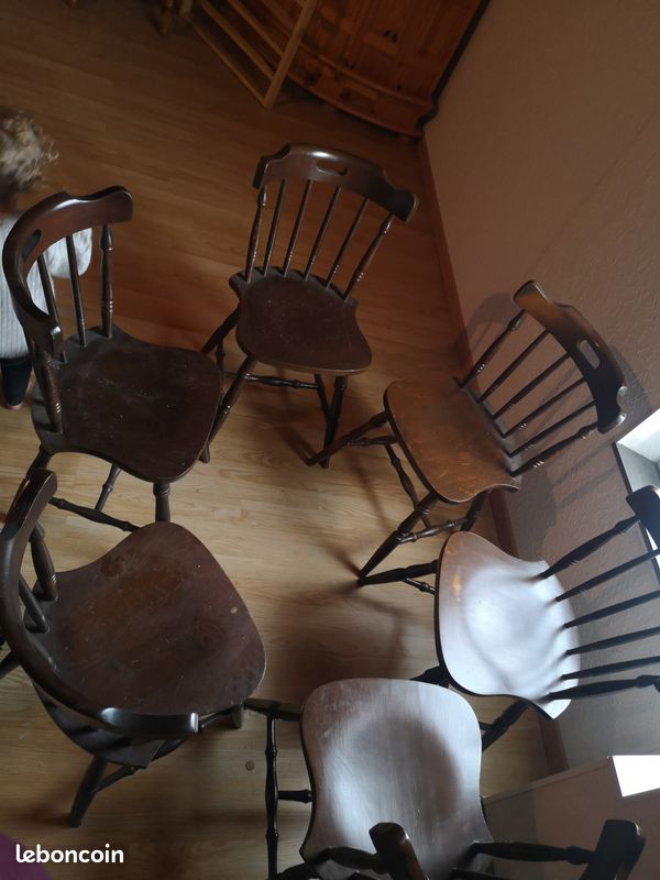 Chaises en chêne macif (image 2)