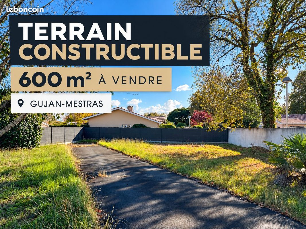 Terrain 600 m² · à Gujan-Mestras · 600 m² · 240 000 €