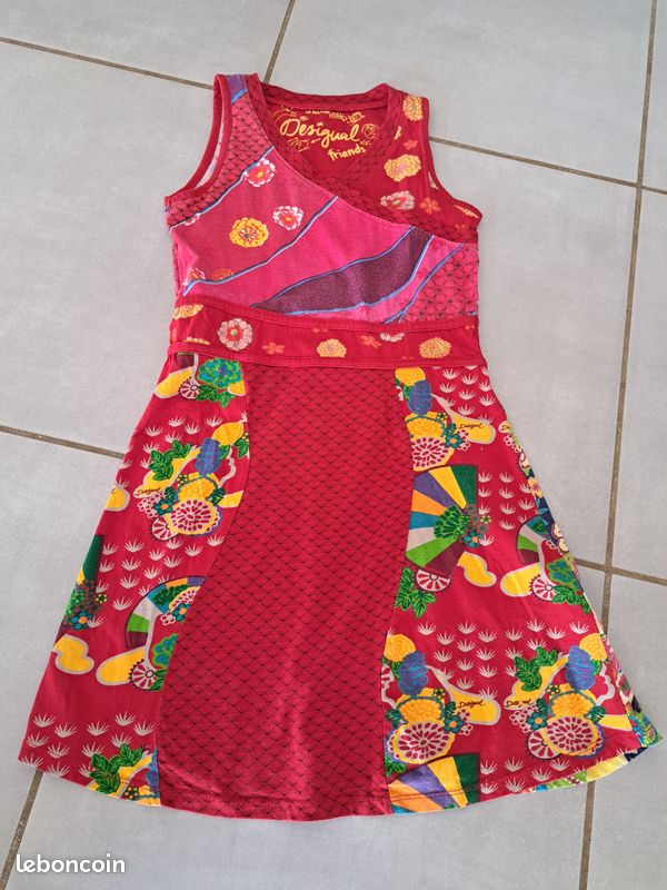 Desigual Robe Raba 18sgvw11- Rose - 11/12 ans