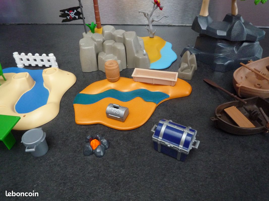 Lot De Décors Et Accessoires Playmobil Vrac - Occasion