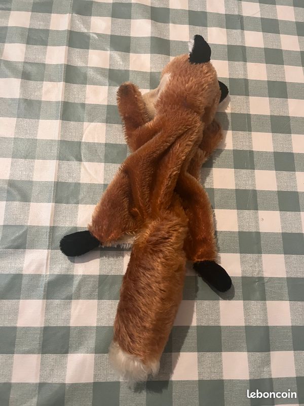 Ancienne Marionnette a main vintage STEIFF 1950 /1960 RENARD en mohair