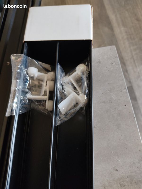 🔧 2 Kits Rails 120 cm Noirs – Neufs (image 3)