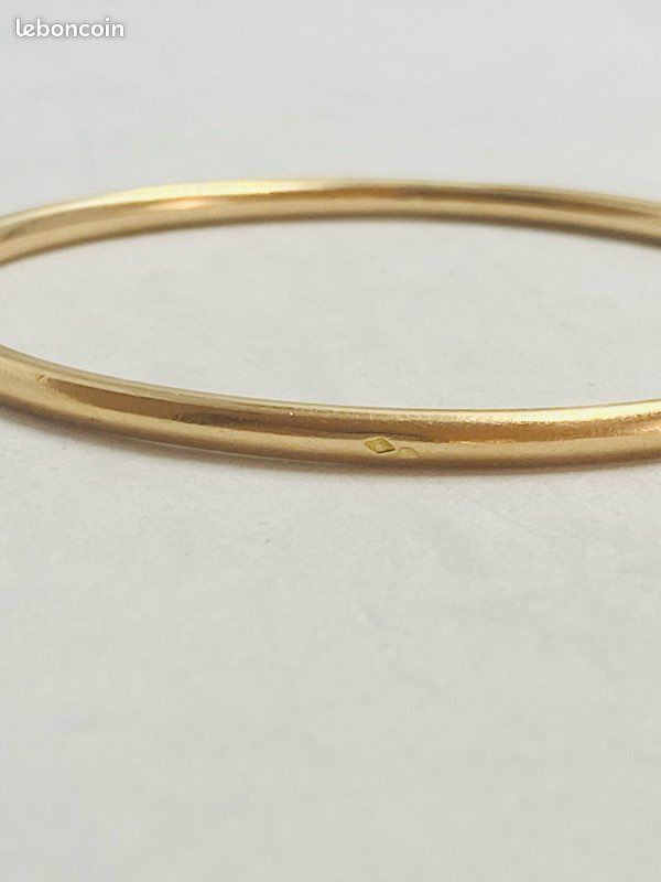 Bracelet jonc en or 18k 28,73g (image 6)