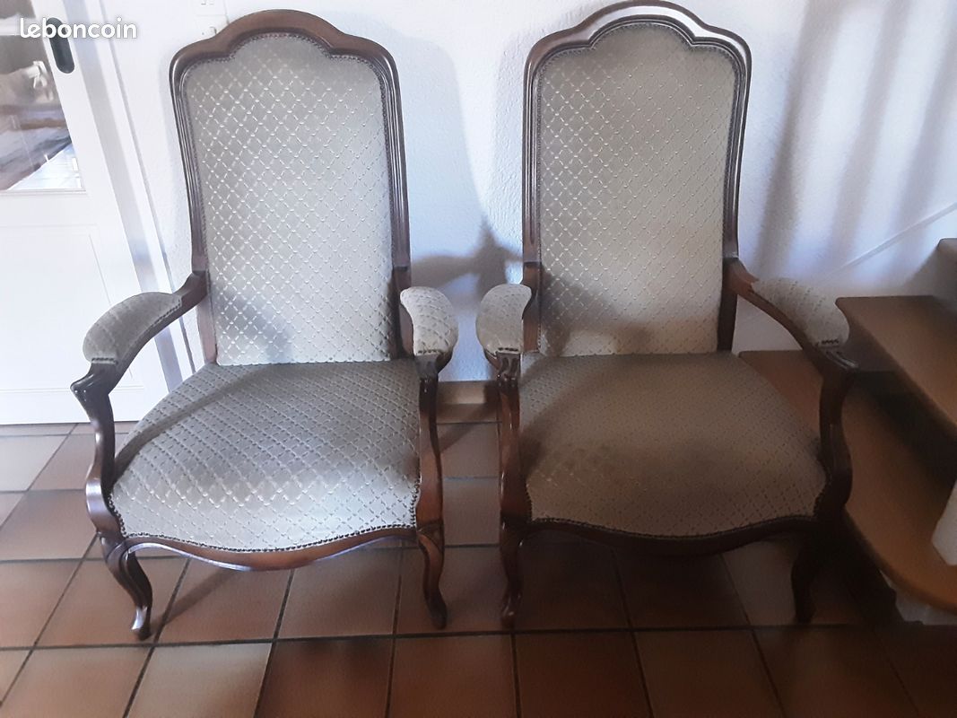 2 fauteuils voltaire (image 2)