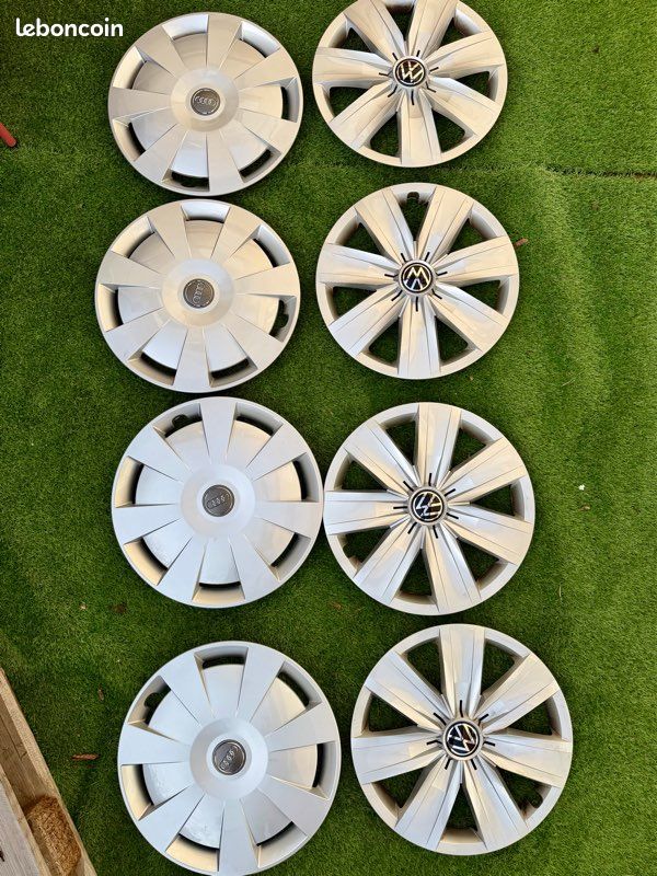 4 Enjoliveurs Volkswagen ou Audi 16 pouces (image 2)