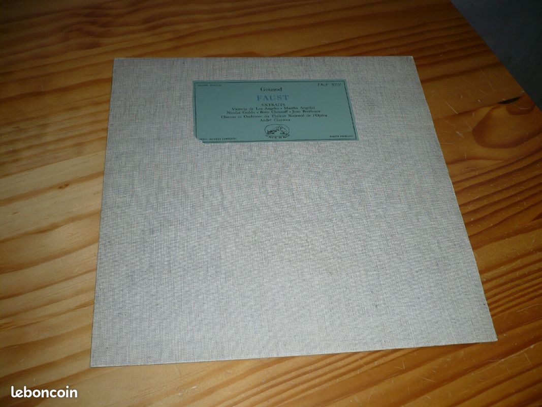 33 tours vinyle. Faust (image 1)