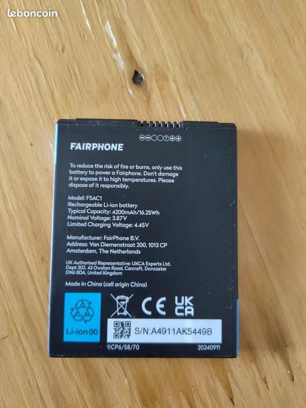 Batterie Fairphone 5 (image 2)