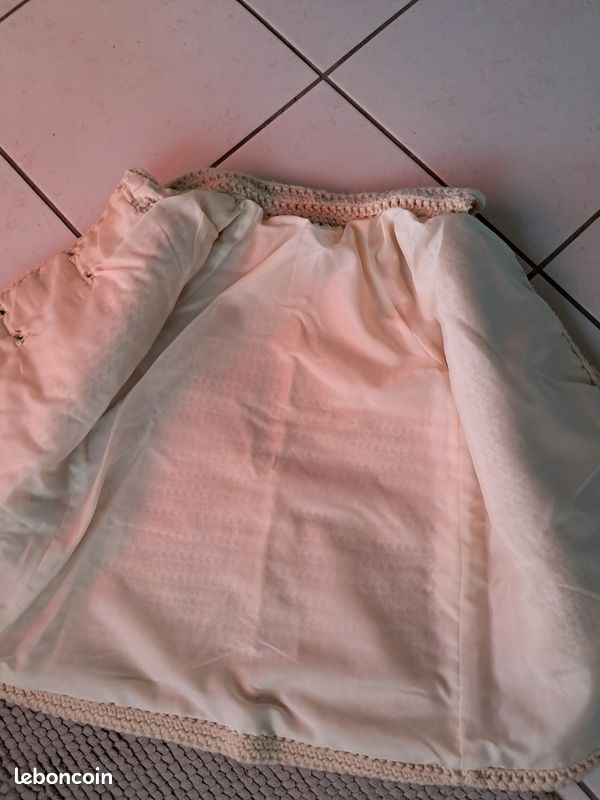 Manteau vintage crochet (image 3)