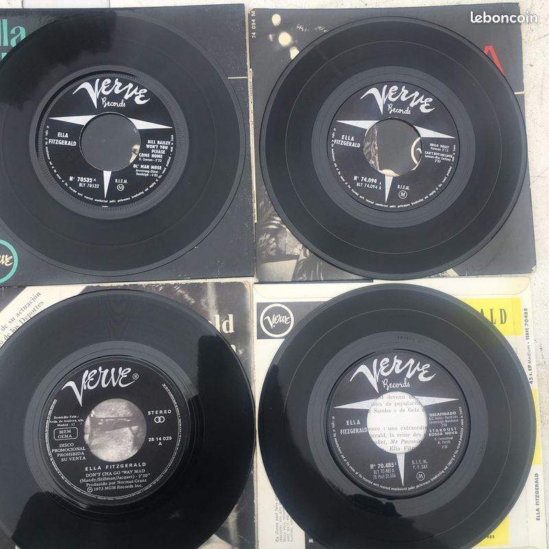 Lot de 4 45 tours Ella Fitzgerald (image 4)