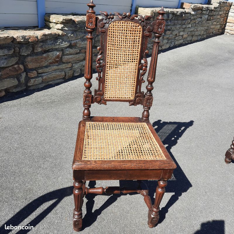 Chaise ancienne style espagnol (image 2)