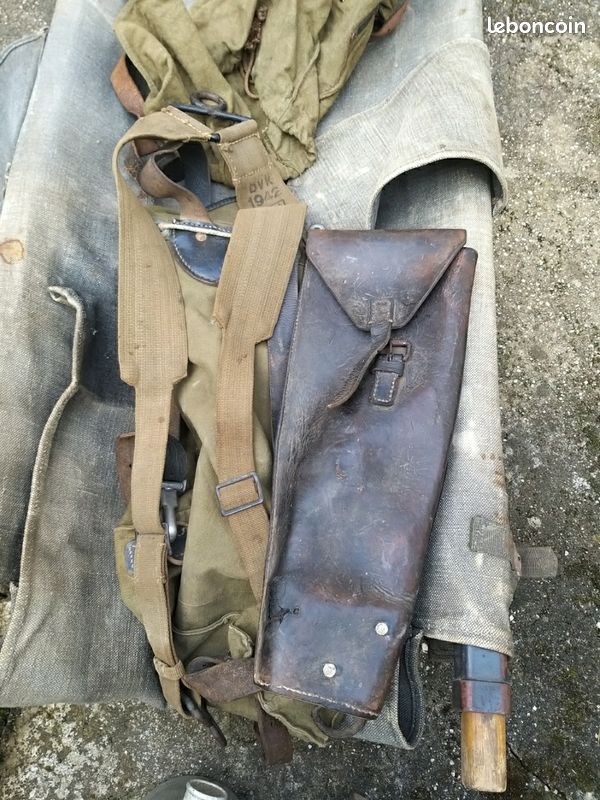 Grand Sac Militaire Allemand De Montagne Vintage Avec Serrure – Occasion