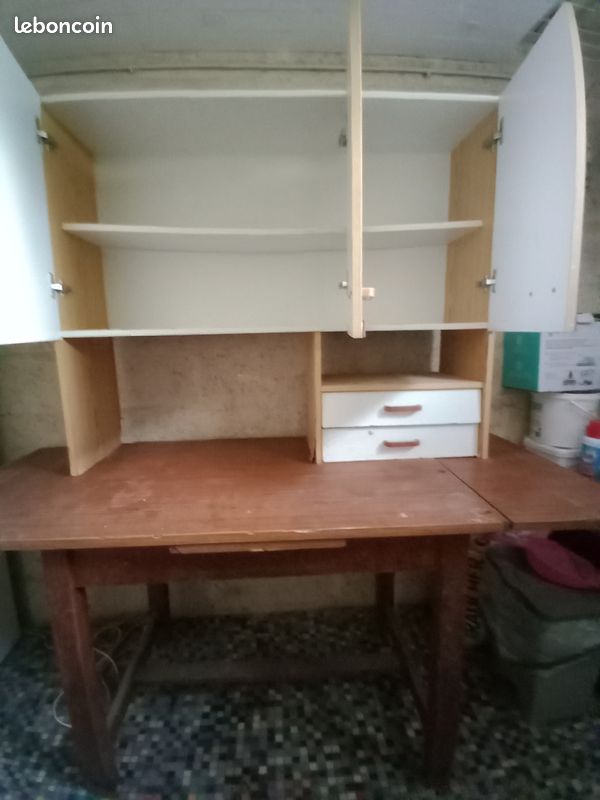 Table + meuble pour garage ou sous-sol (image 3)