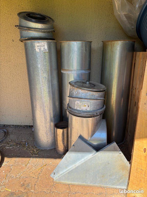 Conduit de cheminée ou poêle isolé en 180cm poujoulat (image 1)