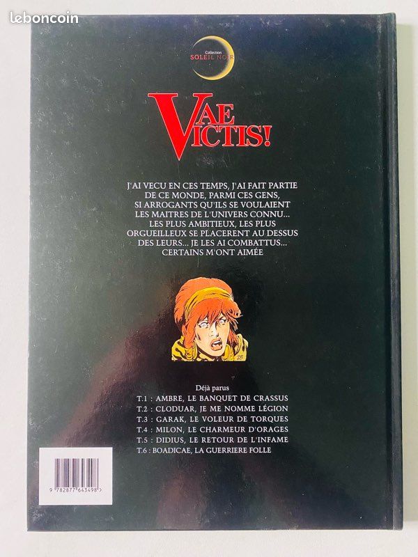 BD Vae Victis 6 EO 1995 Boadicae, la guerrière folle (image 3)