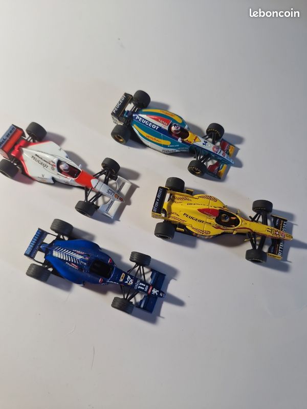 Lot F1 Peugeot Minichamps 1/43 Jordan 196 197 McLaren MP4/9 (image 6)