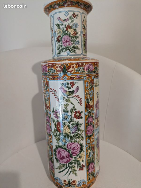 Vase japonais fleuri (image 7)