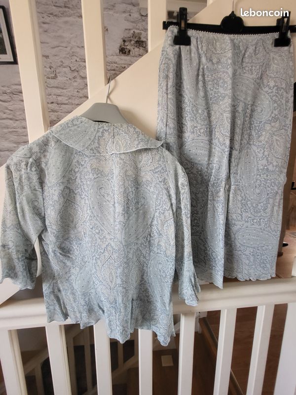 Tailleur printemps/été, veste + jupe CAROLL T38 (image 6)
