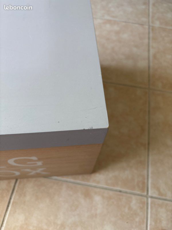 Lot de 2 coffres de rangement en bois déco (image 12)