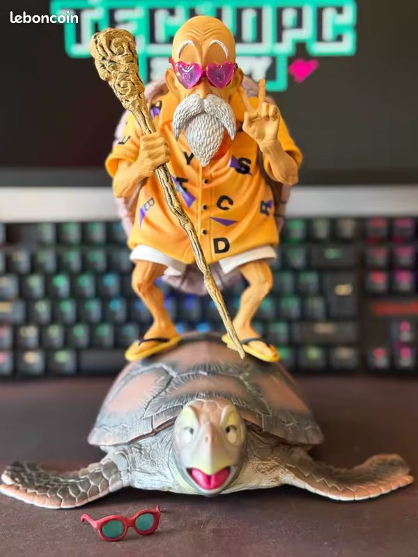 Figurine Dragon Ball Maître Roshi 26 cm en PVC avec boîte collection ...