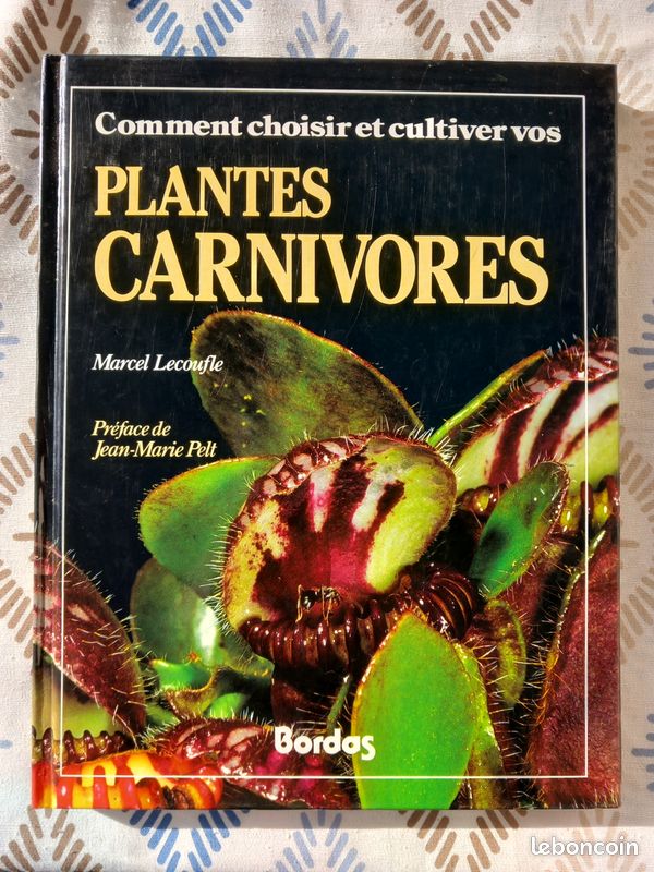 Livre Plantes Carnivores Marcel Lecoufle (image 1)