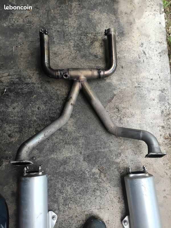 Échappement double moto Guzzi norge ou brea (image 2)