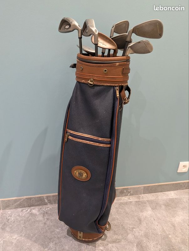 Sac Burberrys + Clubs de golf vintage 80' (image 1)