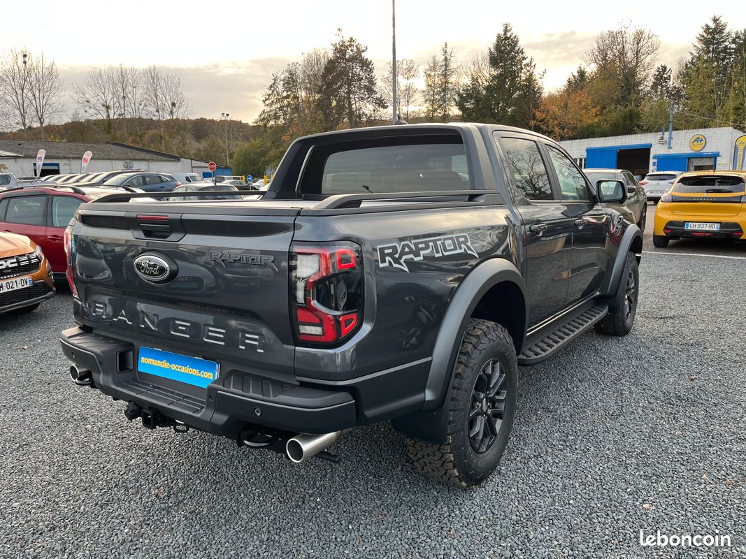 FORD RANGER RAPTOR DOUBLE CABINE 3.0 V6 292cv 4WD BVA10 HOMOLOGUE 4 PLACES SANS MALUS SANS TVS (image 2)