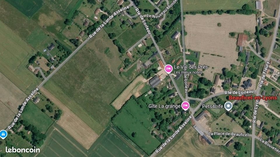 Terrain 2000 m² · à Beauficel-en-Lyons · 95 000 €