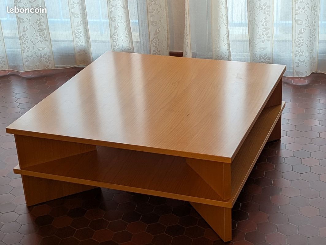 Table basse carrée de salon HABITAT (image 1)