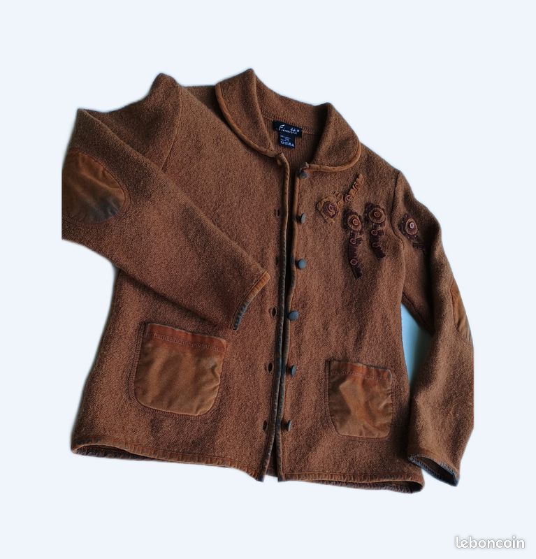 Gilet femme 100% laine T38/40
Finette (image 1)