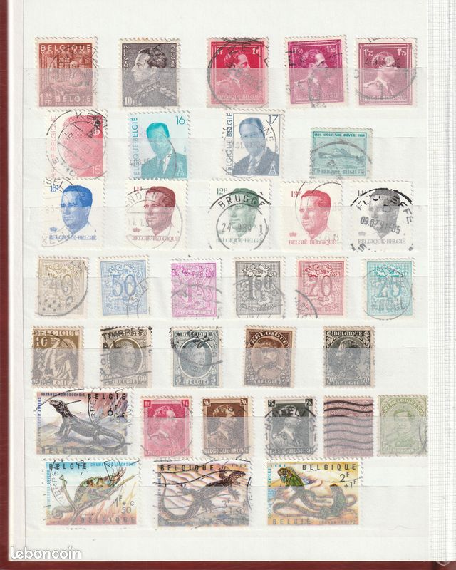ALBUM de TIMBRES de PAYS-BAS/DANEMARK/BELGIQUE/SUISSE (image 6)