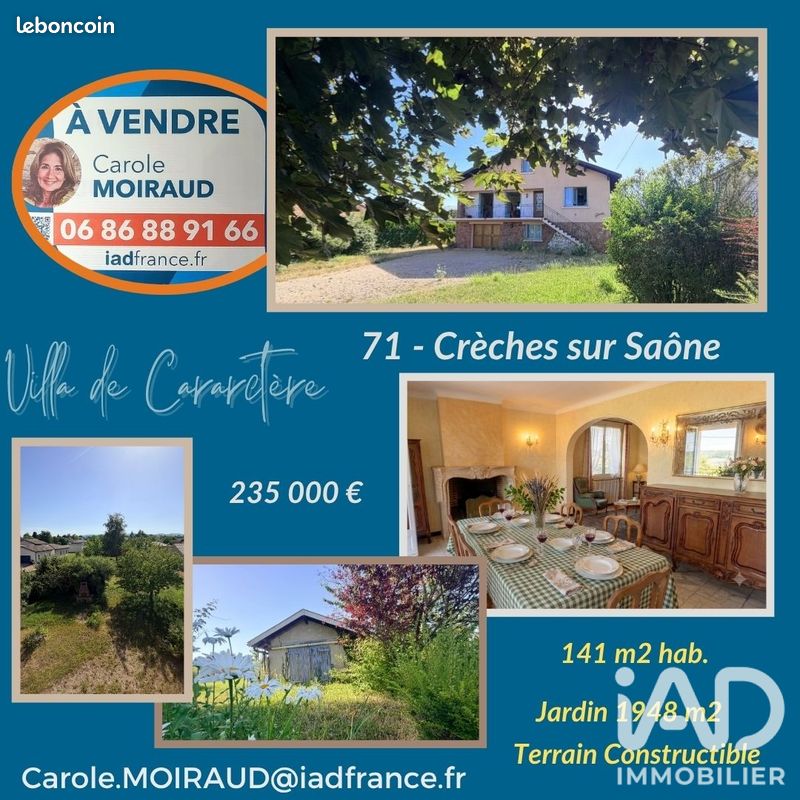 Maison 5 pièces 141 m² · à Crêches-sur-Saône · 141 m² · 235 000 €
