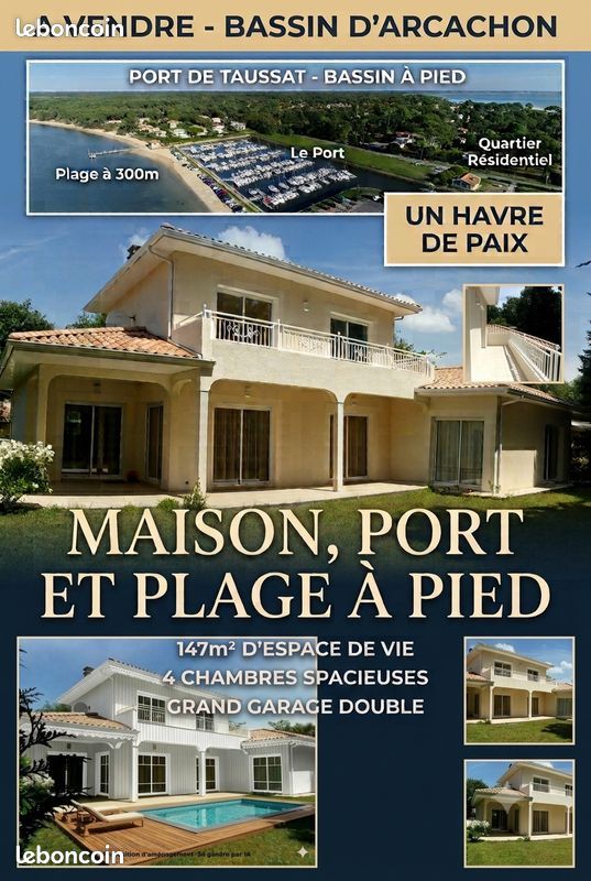 Maison 6 pièces 147 m² · à Andernos-les-Bains · 147 m² · 759 000 €