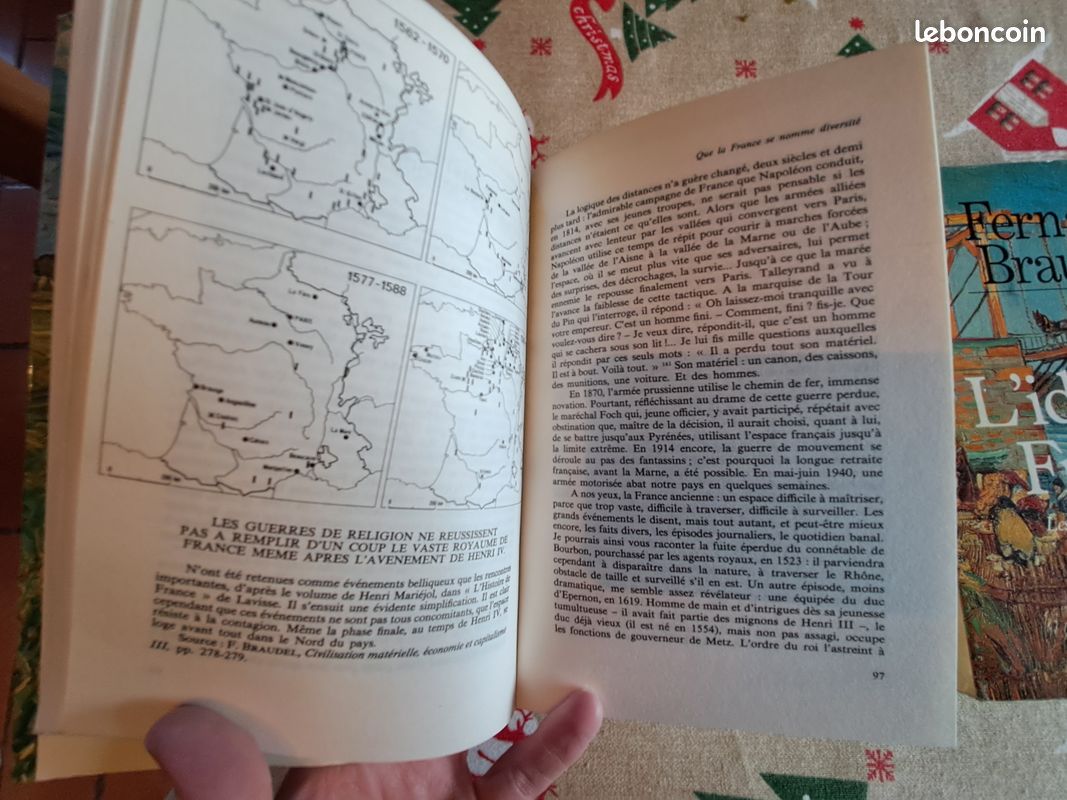 L’identité de la France – Fernand Braudel – 3 tomes – Éditions Arthaud Flammarion (1986) (image 2)