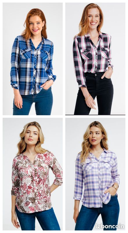 Lot chemises Armand Thiery Taille M (Taille 2) Très Bon Etat