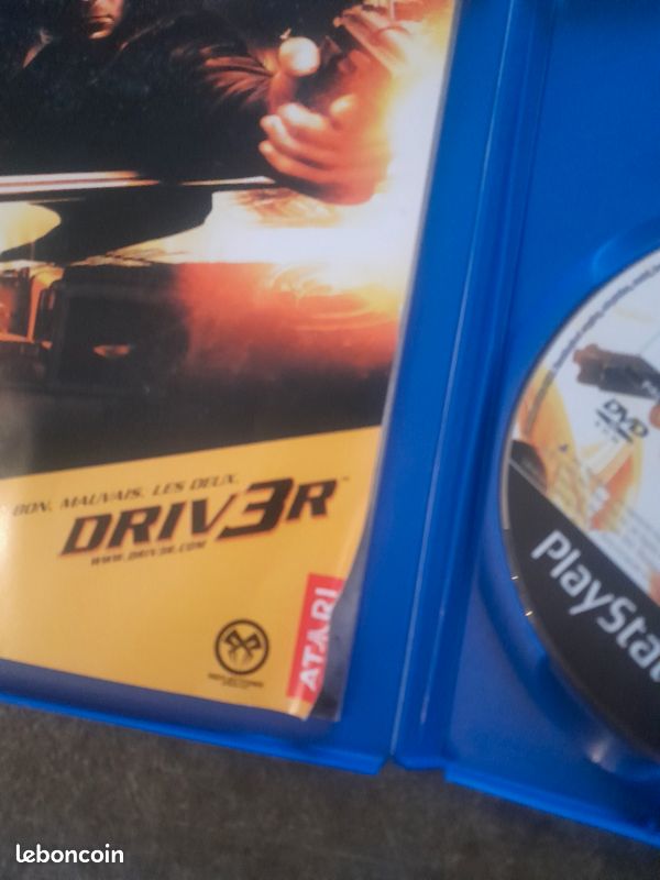 DRIV3R Driver 3 complet sur Playstation 2 PS2 - FR cd TBE