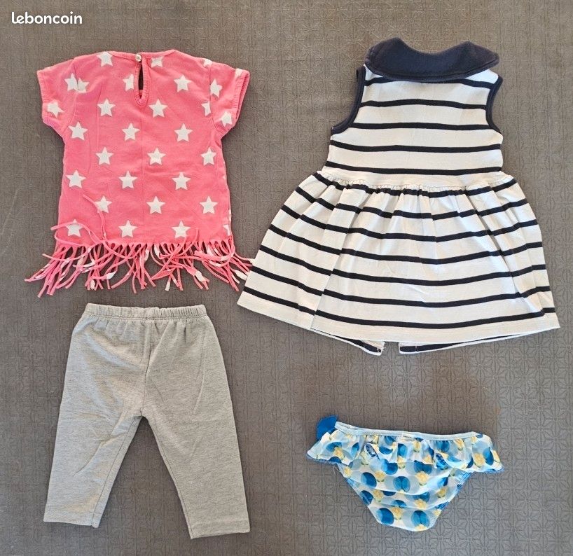 Lot de vêtements Printemps/Été fille 18 mois (image 5)
