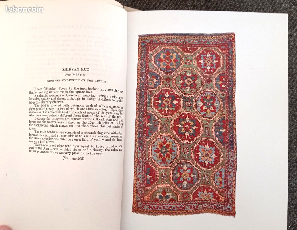 The Practical Book of Oriental Rugs par Lewis George Griffin 1913 (image 5)