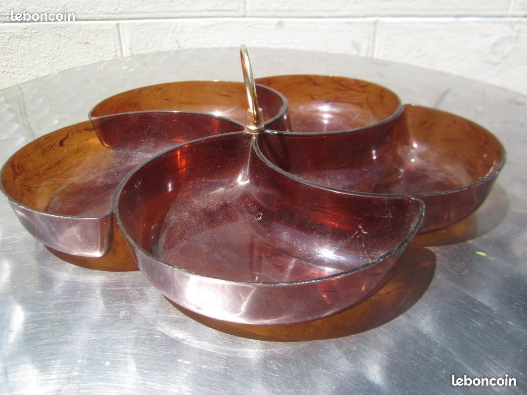 Présentoir, plateau pour l'apéro authentique vintage 70 (image 3)