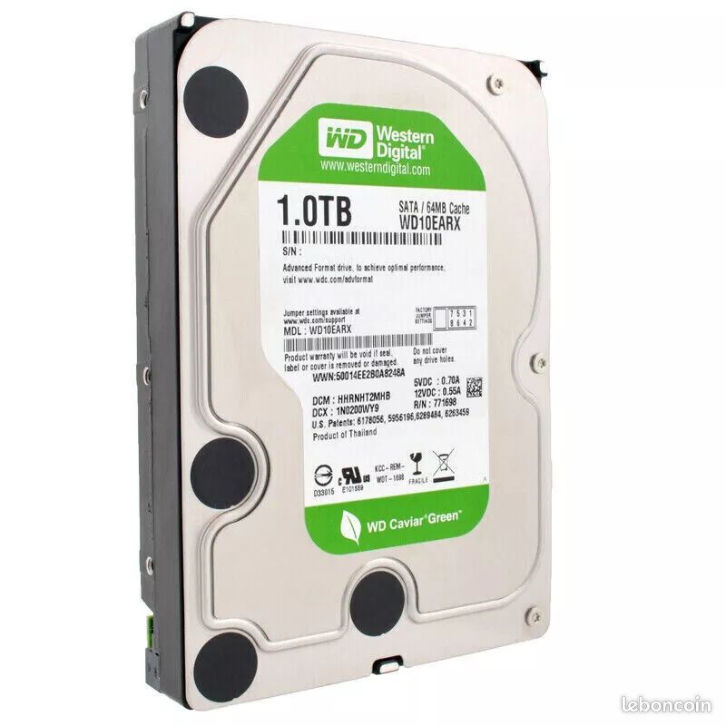 Disque dur interne WL 3 To 7 200 tr/min 64 Mo de cache SATA III 6,0 Gb