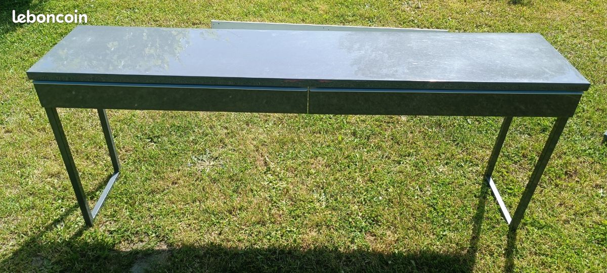 Console bureau Ikéa 2 tiroirs + 3 caissons (image 1)