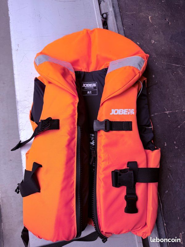 Gilet De Sauvetage Adulte & Enfant - Flottabilité Élevée, Réglable, Néoprène - Kayak, Paddle, Bateau (Noir S)