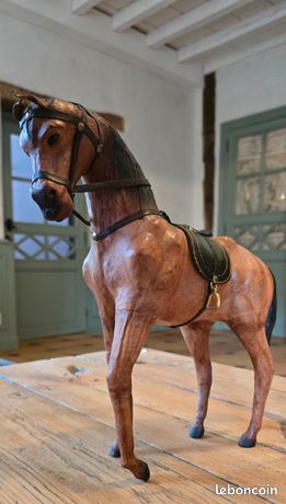 Mesure Cheval Vintage ELDONIAN – 18 Mains – Avec étui Cuir – Fabriqué En Angleterre