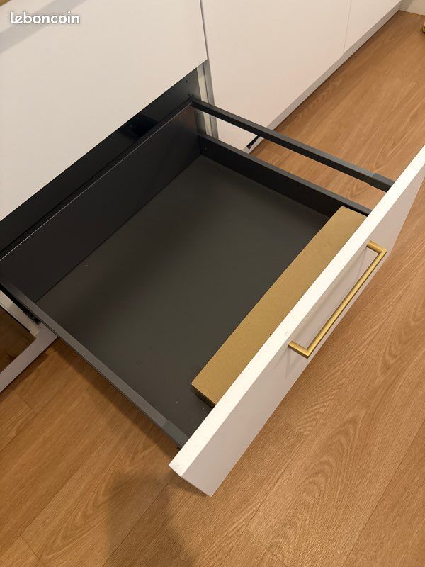 Meubles bas 60cm 1tiroire + 2 casseroliers (image 4)