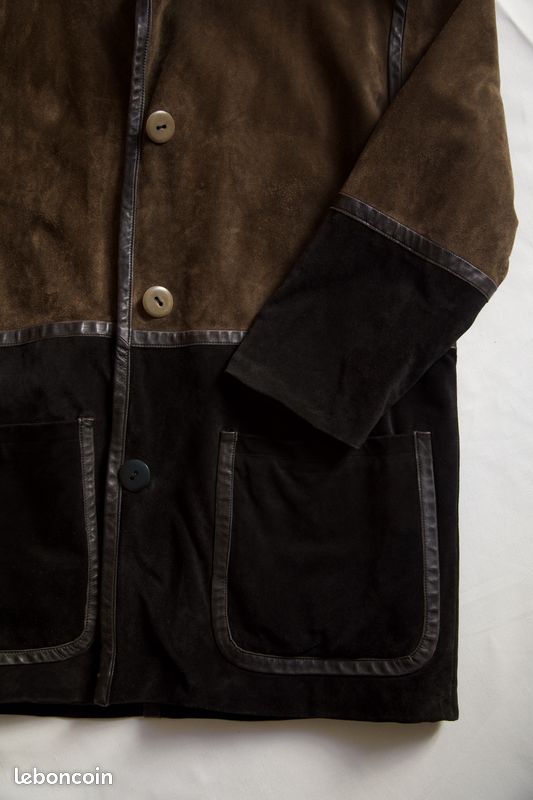 Veste Vintage Guy Laroche Haute Couture - Taille 42 En Laine Marron - Occasion Très Bon état