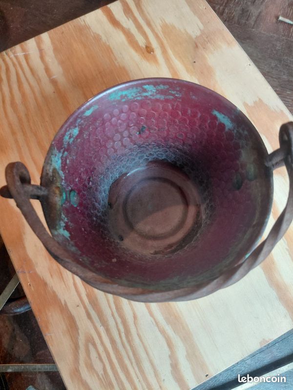 ANCIEN SEAU EN Cuivre Epoque XIXe Siècle EUR 15,00 - FR