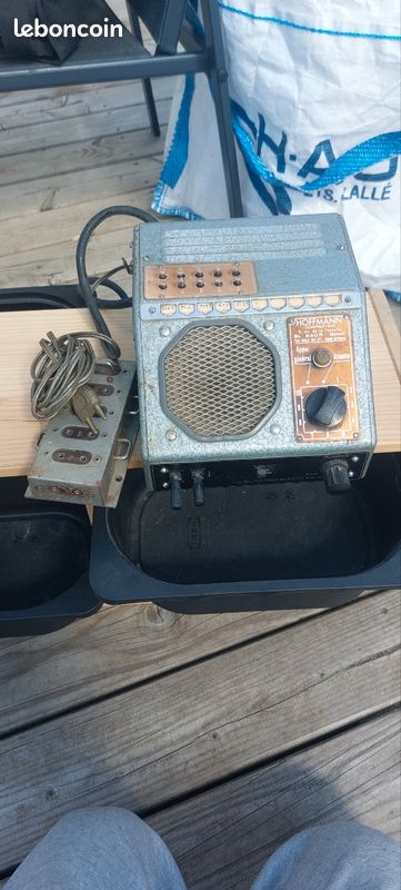 Ancien interphone / poste de communication vintage – objet de collection (image 1)